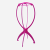 porte perruque pliable rose