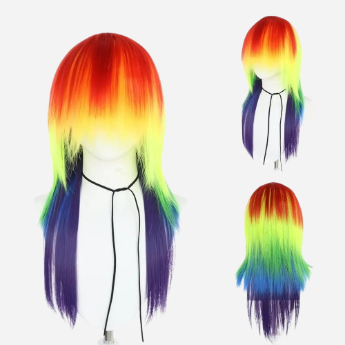 Perruque Colorée Lysane