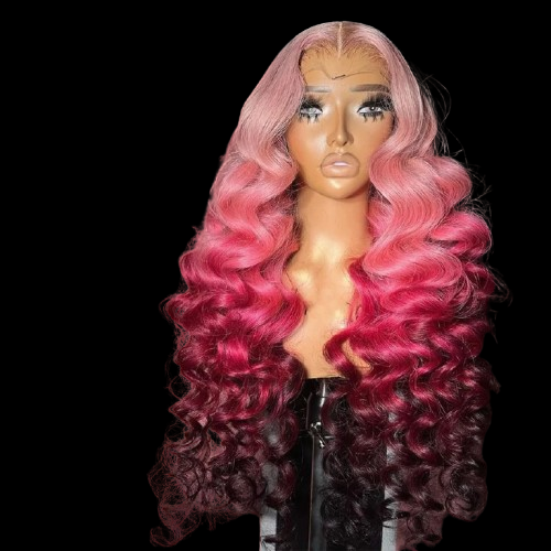 Perruque Rose Lou Andrea