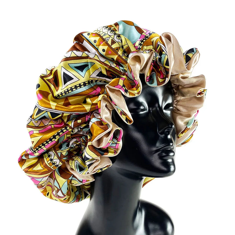 Bonnet de Nuit pour Cheveux Bouclés
