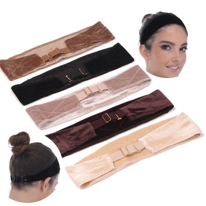 bandeau velours perruque