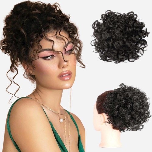 chignon-cheveux-afro-court