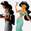 Perruque Cosplay Jasmine