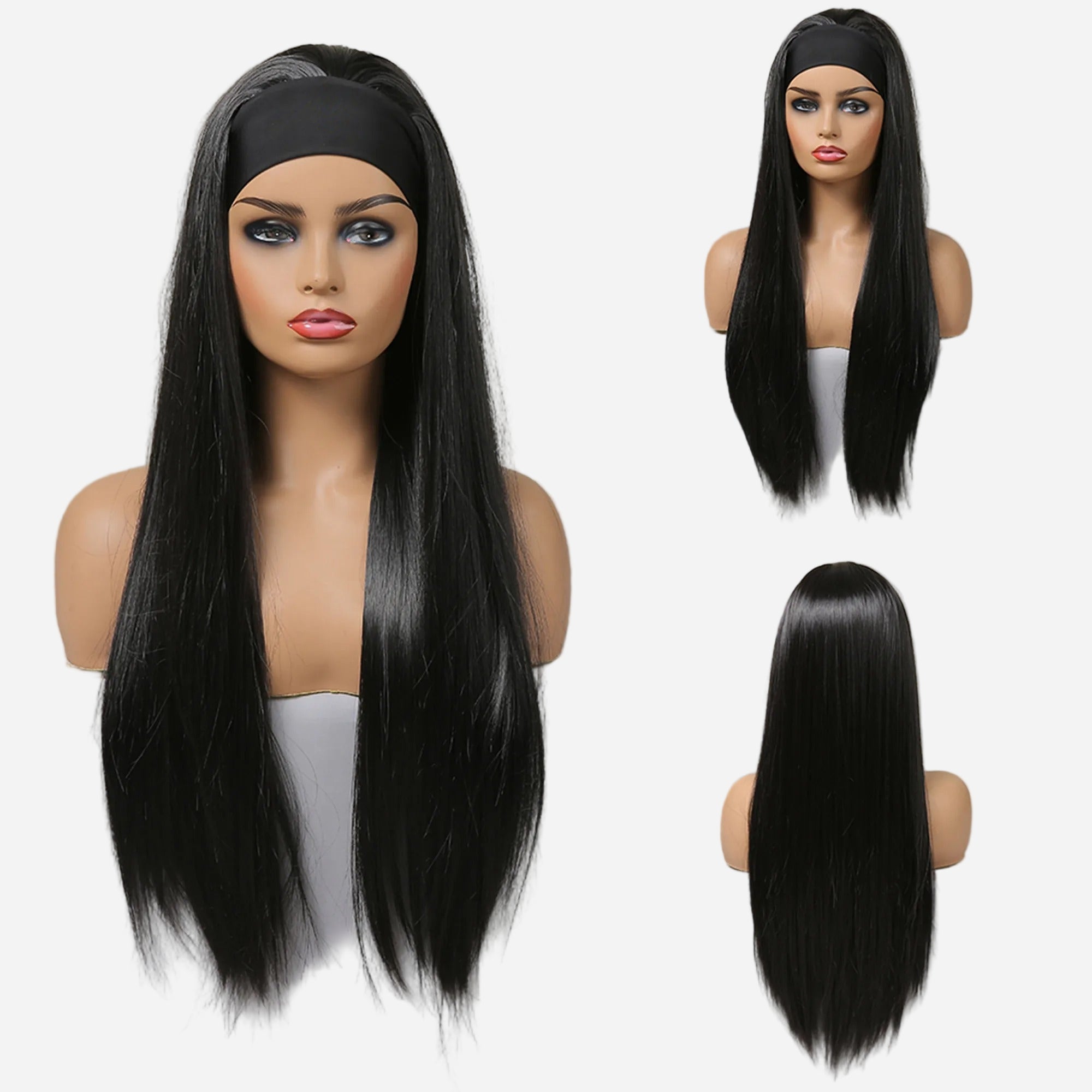 perruque-bandeau-noire