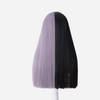 cheveux noir et violet