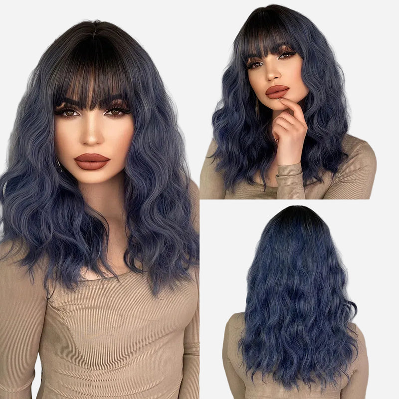 Perruque Bleue Liliana