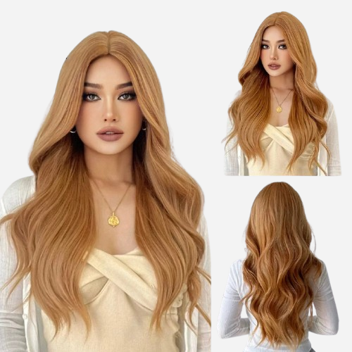 perruque-marron-clair-femme