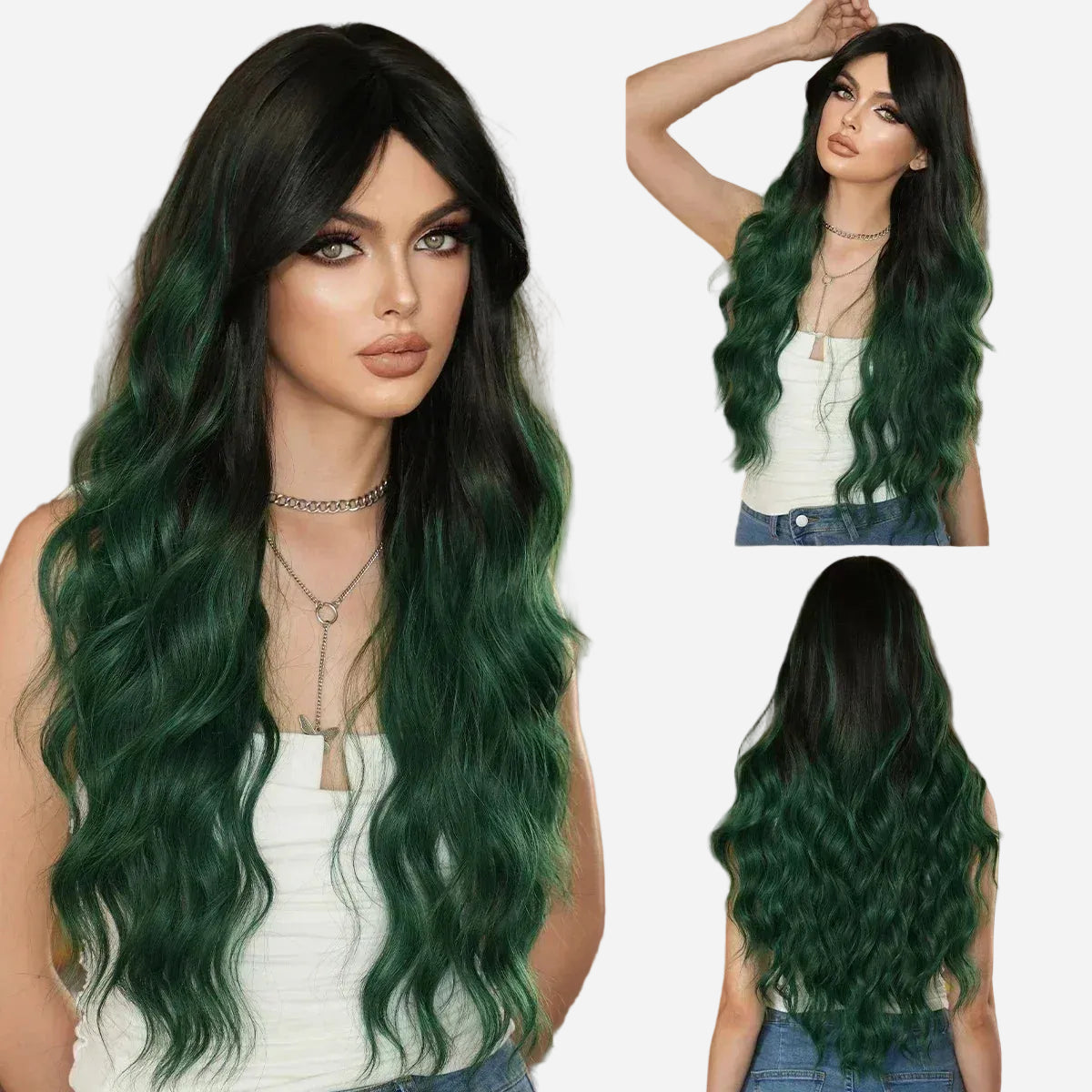 Perruque Verte Ilyanna