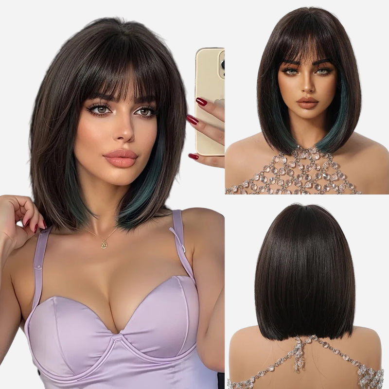 perruque-noire-carre-pas-cher