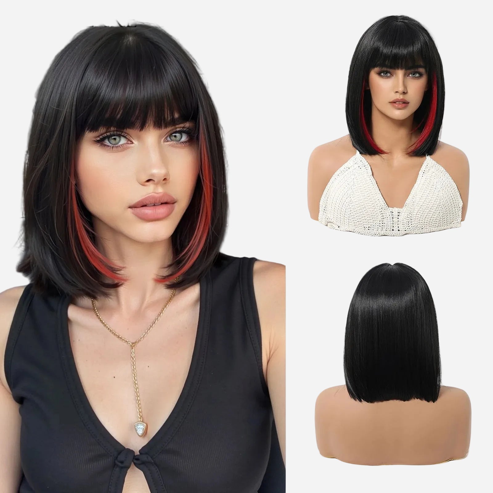 Perruque Rouge Noura