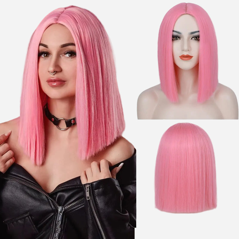 perruque-rose-courte-carre