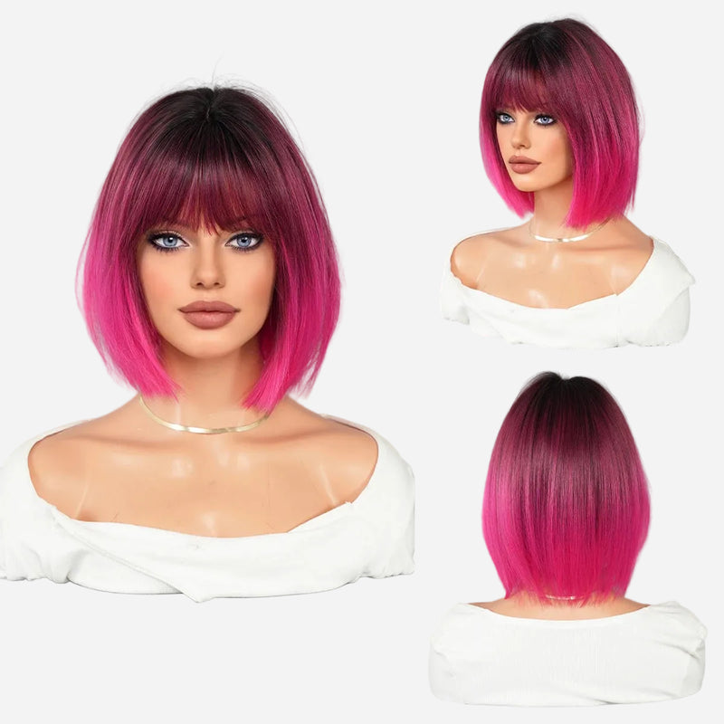 perruque-rose-synthetique