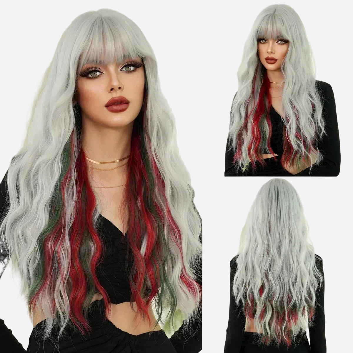 perruque-tricolore-longue