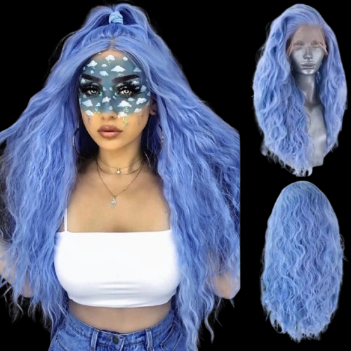 Perruque Bleue Laure Sophie
