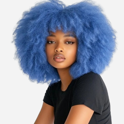 Perruque Bleue Oriella