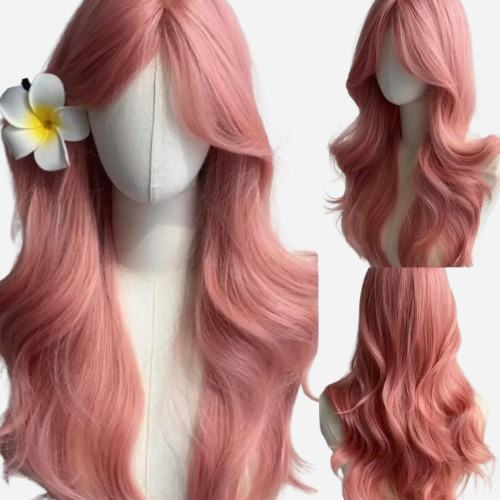 Perruque Rose Floricia