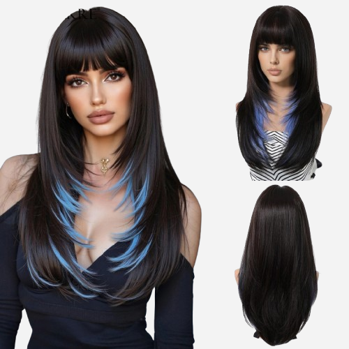 Perruque Bleue Marie Clemence