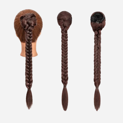 queue-de-cheval-avec-une-tresse