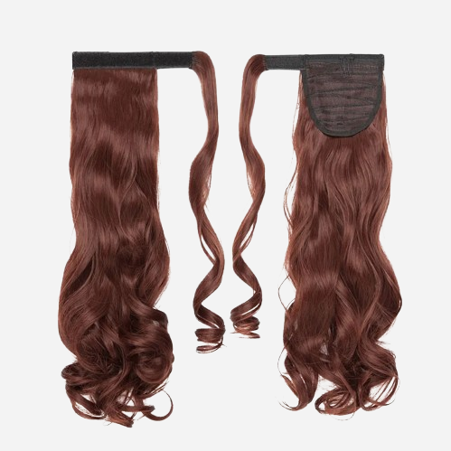 queue-de-cheval-cheveux-brun