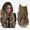 extensions cheveux fil brun méché