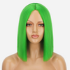 perruque courte avec les cheveux vert