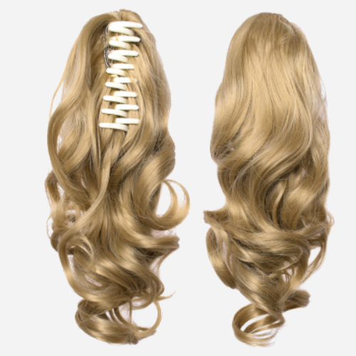 postiche de cheveux pour femme blond dore