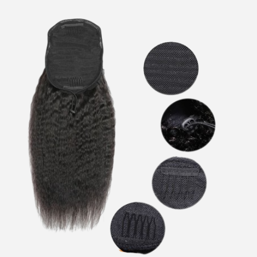 postiche cheveux bouclés afro noir