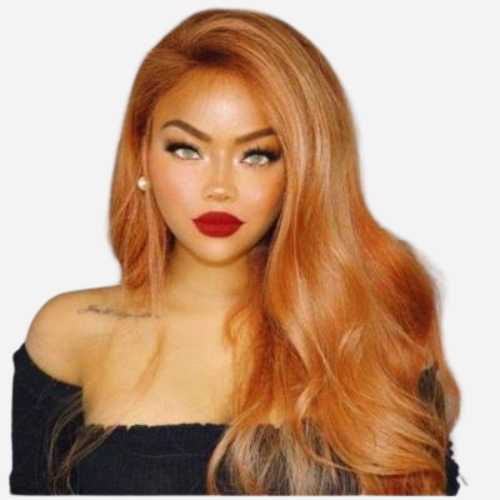 perruque porte et la lace frontale est colle