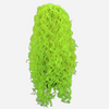 perruque boucle vert fluo